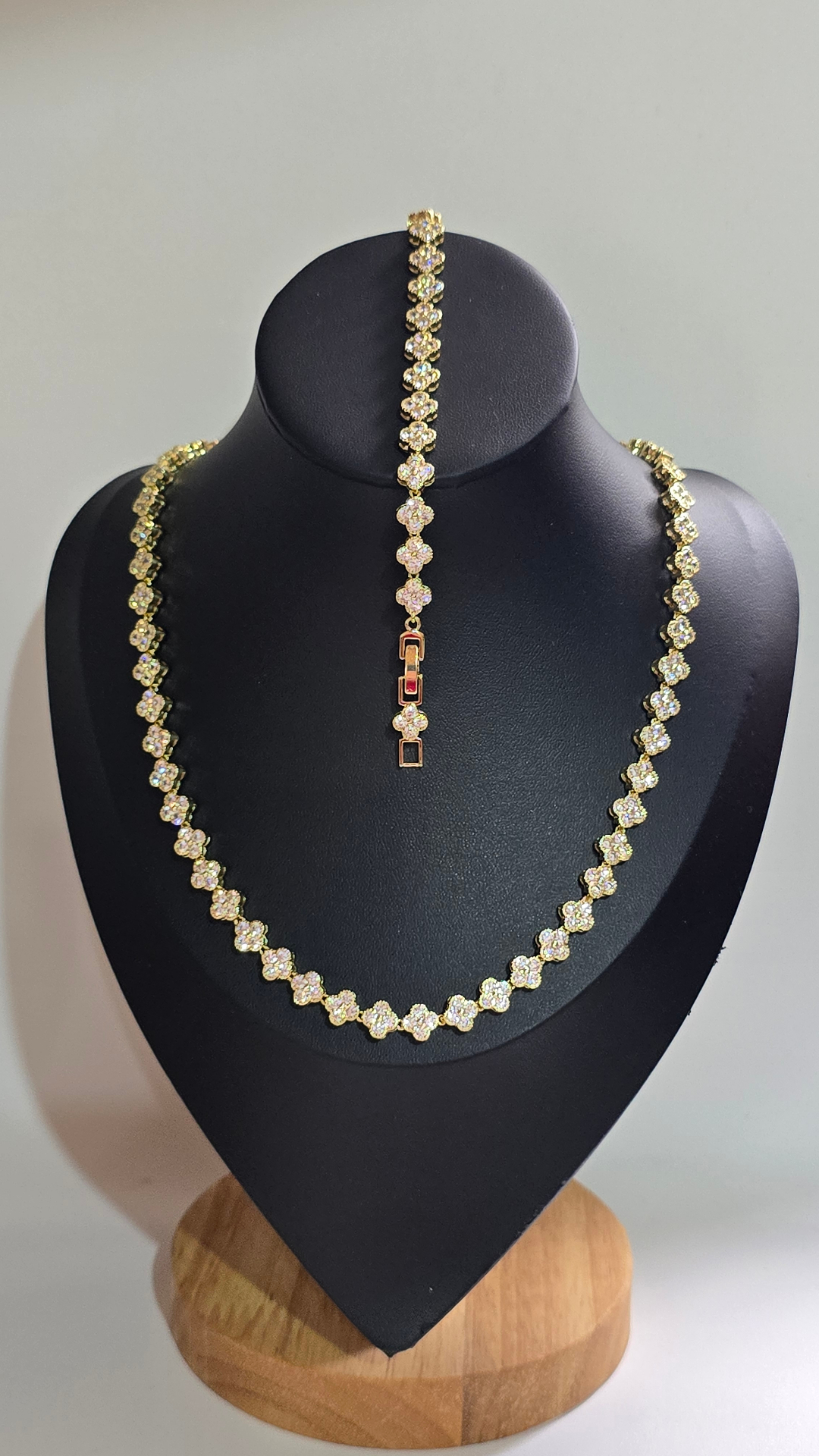 Collar Largo Cristal Brillante